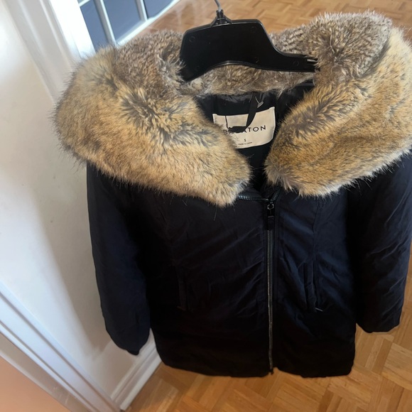 Babaton jacket black parka size smalll - Picture 2 of 6